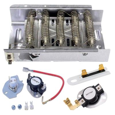 China Metal 279838 279816 3977767 3392519 dryer heater element kits for sale