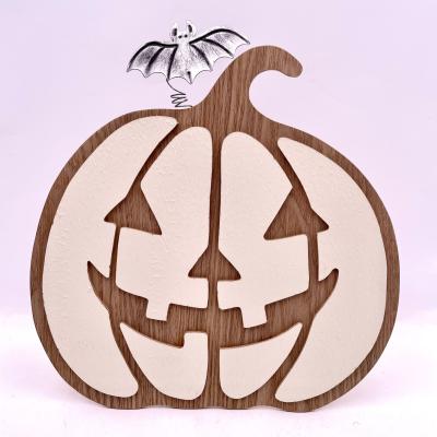 China High Quality Material Customized Seasonal Holiday Decorations MDF Color Decoration For Halloween Pumpkin for sale