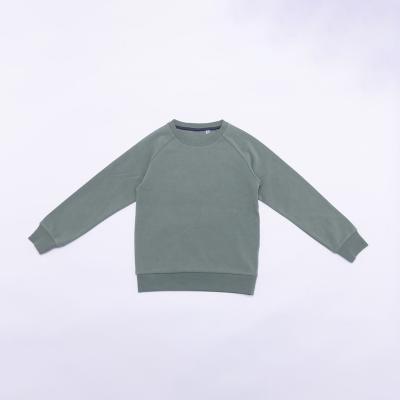 China OEM Boys Fall/Winter Solid Color Breathable Casual Top For 4-14 Years Old Kids for sale