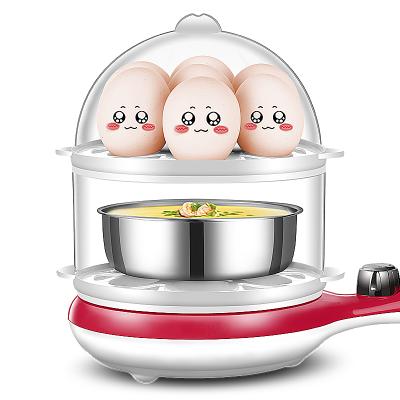 China ZOGIFTS Eco-friendly Double Egg Steamer Mini Small Egg Cooker Steamer Electric Egg Boiler for sale