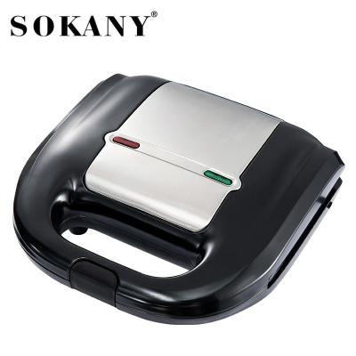 China Zogifts SOKANY Sandwich Maker 750W Commercial Electric Breakfast Sandwich Maker Bread Maker Quick Heat for sale