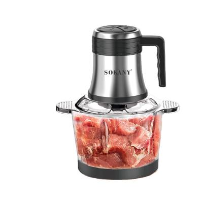 China Zogifts SOKANY 3L Electric Mini Food Chopper Meat Grinder Commercial Home Meat Mixer Grinder for Household for sale