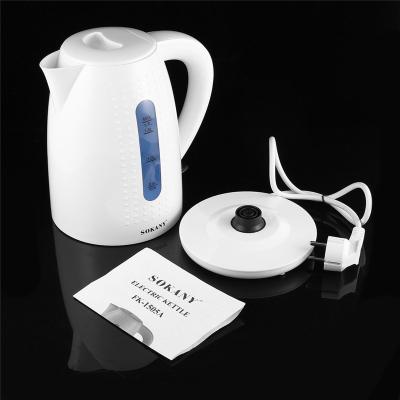 China 360 Degree Low Rotation Plastic Kettle CE ROHS Approval Cheapest Restaurant / Hotel / Water House Using Electric Plastic Kettle for sale