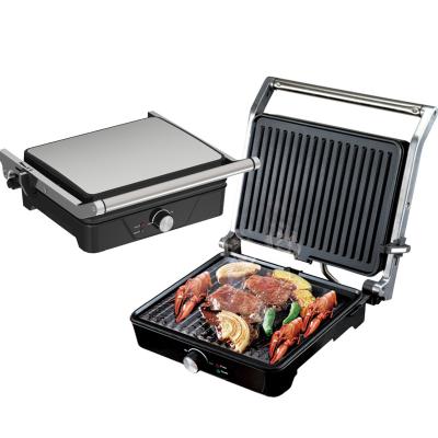 China ZOGIFTS Mini Electric BBQ Grill Kitchen Cooking Appliance Easily Cleaned Grilling Electric Panini Press for sale