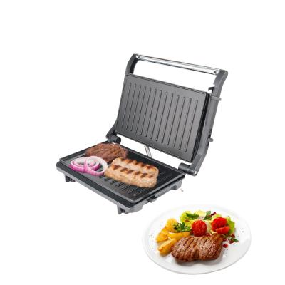 China Zogifts Easily Cleaned Electric Touch Sandwich Press Grill Stainless Steel Double Plate Steak Grill for sale