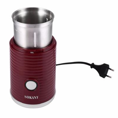 China Safety Zogifts SOKANY New Arrival Grinding Mini Small Machine Stainless Steel Electric Hand Grinder Coffee Mill for sale