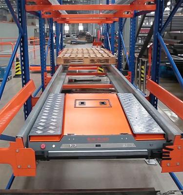 China Industrial Corrosion Protection Storage Radio Shuttle Heavy Duty Warehouse Pallet Rack for sale