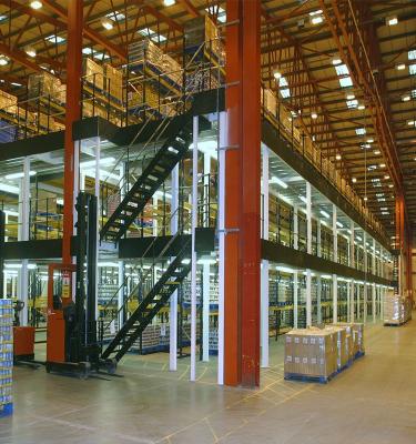 China Mezzanine Deck Floor System Storage Pile Corrosion Protection Customized Heavy Duty Racking Pallet Racking for sale