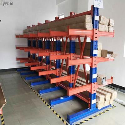 China Corrosion Protection Timber / Tube / Pipe Warehouse Storage Cantilever Rack Heavy Duty Cantilever Racking System for sale