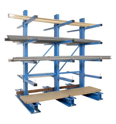 China Medium Duty Commercial Corrosion Protection Warehouse Adjustable Equipment Double Sided Arm Cantilever Rack for sale