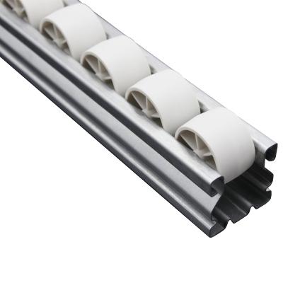 China Workbench Plastic Roller Industrial Track And Conveyor Rollers For Rack System for sale