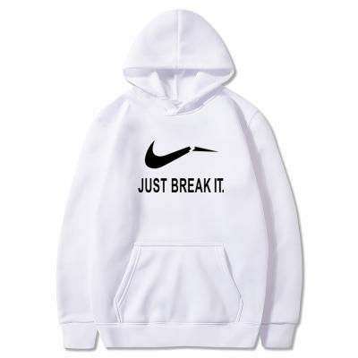 China Breathable Size Pullover Hoodies Custom Logo Hooded Sweatshirts Men for sale