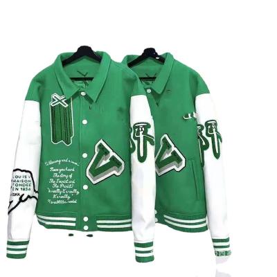 China QUICK DRY brand classic hand-painted graffiti high street cowboy jacket slim fit jacket men's cowboy jacket for sale