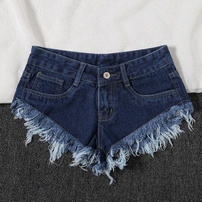 China Breathable NEW WASHED Sexy Zipper With Pockets Womens Shorts Straight Shorts Jeans Womens Jeans for sale