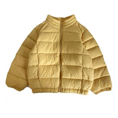 China Viable children's jacket 2021 winter small and medium boys down new Korean version white duck down light weight down jacket for sale