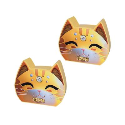 China Four Shots Consumer Cake Fireworks Cat Shape Amazing Effects For Children Adults for sale