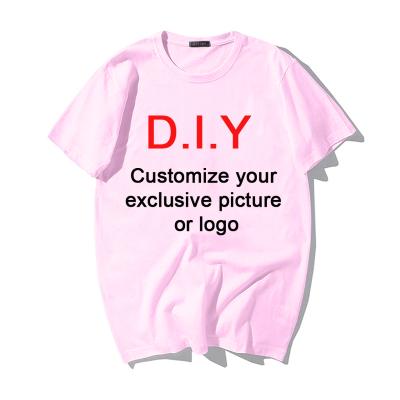 China Customized QUICK DRY T-shirt Women's Customized Print Women's Photo Logo T-shirt Family Clothes Your Exclusive 7 Colors DIY Tops Tees for sale