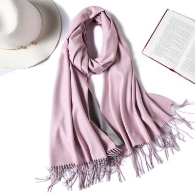 China 2021 brand winter multifunctional scarf for women fashion double side colors lady cashmere scarves pashmina shawls and wraps warm bandana hijabs for sale