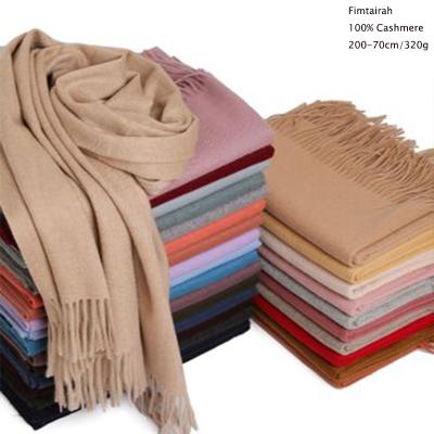 China Fashion 100% Cashmere Women Winter Autumn Thicken Wool Luxury Scarf Water Ripple Shawl Wrap Brand Warm Ladies Pashmina for sale