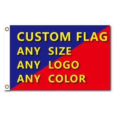 China Flying flags and banners graphic custom printed flag with free shaft cover brass grommets design outdoor advertising banner decoration for sale