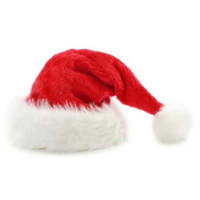 China Cotton& Cloth Plush Hats Holiday Christmas Hat For Santa Claus Christmas Hat Dropshopping for sale