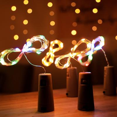 China PVC Decoration Garland Wine Bottle Lights Tree For Happy New Year 2021 Home Christmas Ornament Navidad Christmas Gift 2022 for sale