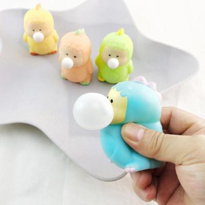 China Real Doll Jewelry Dragon Bubble Squeeze Toy Blind Tide Box Anti Baby Silicone Decompression Stress Toys For Children for sale