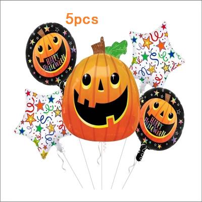 China Pumpkin Ghost Decor Foil Spider Foil/PVC/Plastic Helium Balloons Inflatable Toys For Kids Bat Halloween Party Supplies for sale