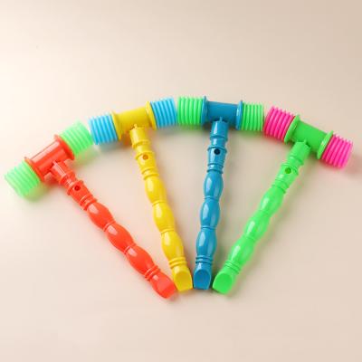 China Lovely Plastic Unisex Noise Maker Funny Hammer Form Vocal Knocking Toy Kids Gift for sale