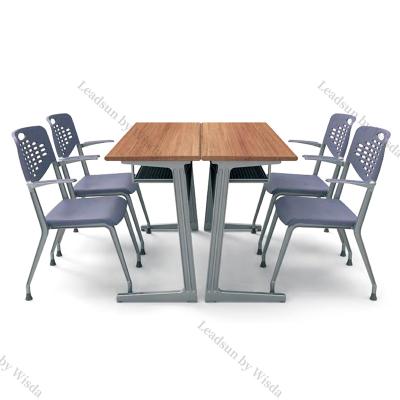 China Modern multi-functionality school canteen table design table bench school and chair school teacher in 2022 for sale