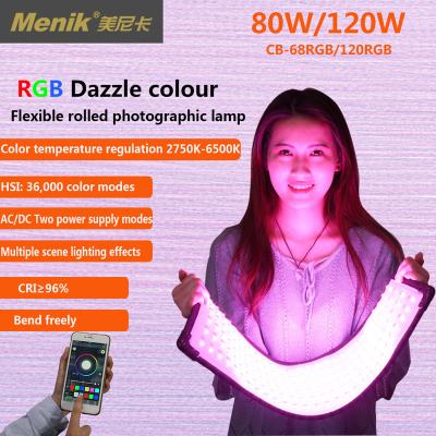 China New Menik CB-68RGB/120RGB Camera Photography RGB Studio Led Light CB-68RGB/120RGB for sale