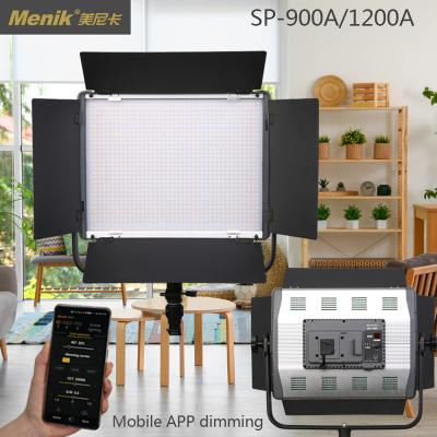 China Menik SP-900A/1200A 296*296*40mm high soft light C.P. LED camera panel photography light studio lighting material for sale