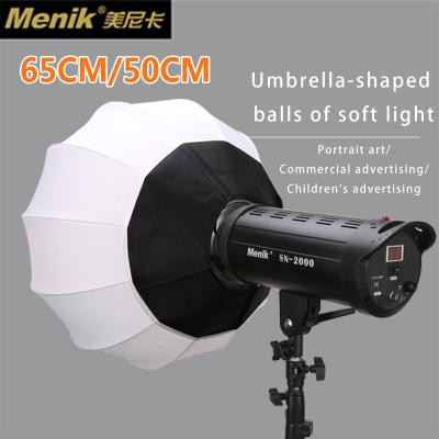 China Soft Photography Menik SS-43 Ball Softbox Photography Diffuser Universable Mount Size 18