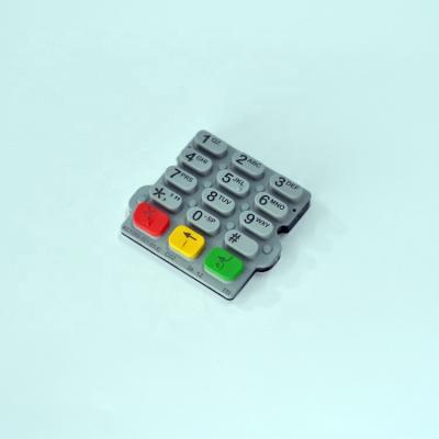 China Telecom Equipment Customized Silicone Keypad For Verifone POS Machine Vx680 Keypad for sale