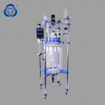 China Uniform Exchange High Pressure Glass Reactor Heating Chilling Function Customizable for sale