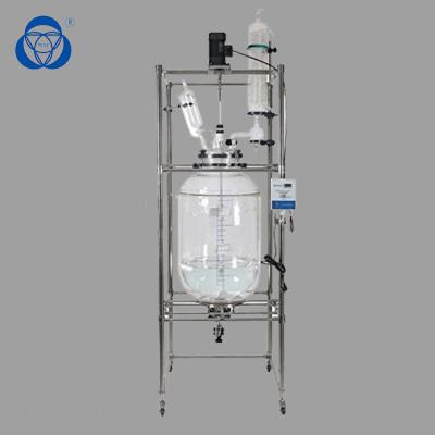 China Borosilicate High Pressure Glass Reactor , Lab Glass Reactor Corrosion Resistance for sale