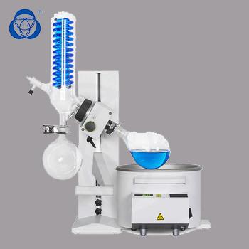 China Sparkless Motor Rotary Vacuum Evaporator Simple Counterb Alanced Lift Mechanism for sale