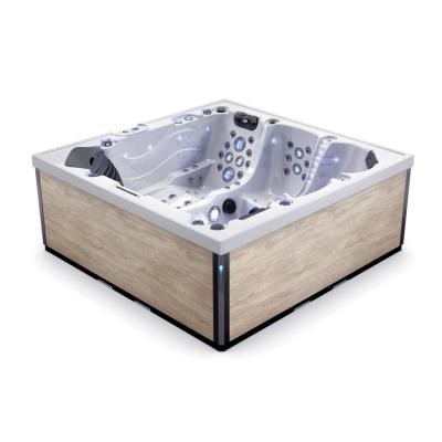 China Fiberglass whirlpool hot tub hot tub spa free hot sale UK outdoor soaking pool for sale