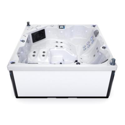 China Freestanding Drop In Acrylic Whirlpool Massage Spas Bathtub With Waterfall for sale