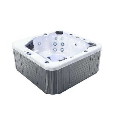 China Modern Manufacturer Comfortable Whirlpool 5-6 People Acrylic Outdoor Party Soft Tub Spa for sale