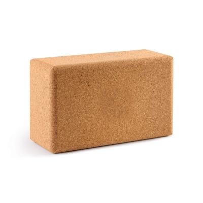 China Balance Yoga Training Equipment 2 Pack Set 4X6X9 Anti-Slip Natural Cork Yoga Block Set for sale