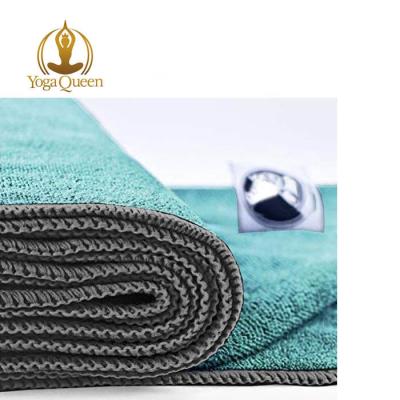 China Yoga Machine High Quality Ultra Absorbent Washable Private Label Microfiber Hot Yoga Mat Towel Non Slip for sale