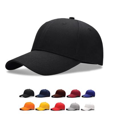 China Fashionable HOHO OEM COMMON wholesale cotton baseball cap with 3D low blast embroidery custom logo cut cheap leather baseball cap for sale