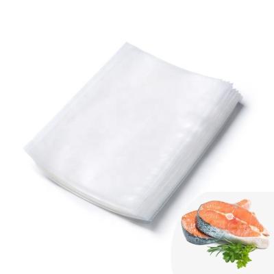 China Hot Sale Quality Vacuum Sealer Food Grade Packaging Transparent Bag Moisture Proof Embossed Vacuum Bag With Different Size for sale