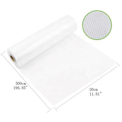 China 30*500cm Recyclable Create Your Own Clear Size Brands Commercial Grade Vacuum Sealer Food Storage Rolls for sale