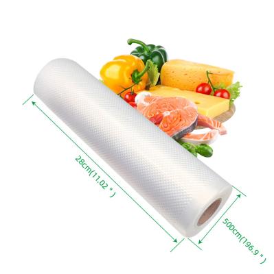 China Good Quality Vacuum Food Packaging Bags Seafood Moisture Proof Transparent Plastic Packing Seal Bags Vacuum Embossed Rolls for sale