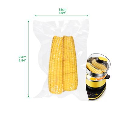 China Moisture Proof PA / PET Material Frozen Vegetable Packaging Vacuum Storage Bag For Food for sale