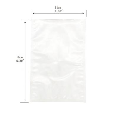 China 11*16cm China supplier high quality transparent smooth nylon vacuum bag food packaging bag for sale