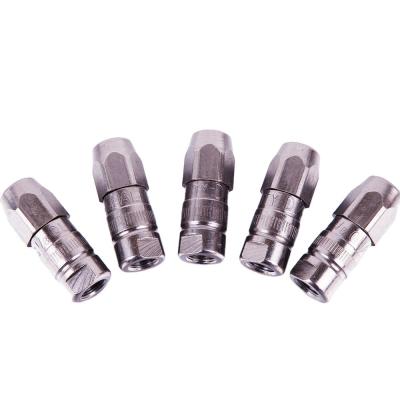 China Silvery B60 Grease Gun Coupler/Adaptor for Long-lasting Grease Fitting Connection Pack for sale