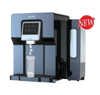 China Electric Standing Water Dispenser with Hot Cold Functions and Bullet/Nugget Ice Maker for sale